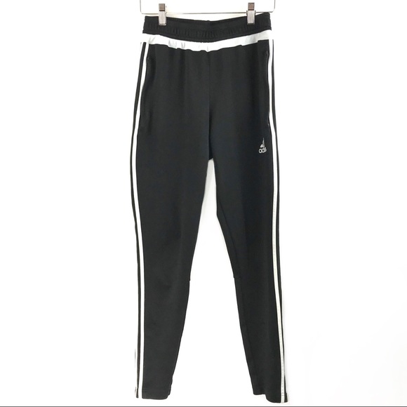 black skinny adidas joggers